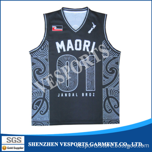 Comfortable Children Basketball Wear Sublimated